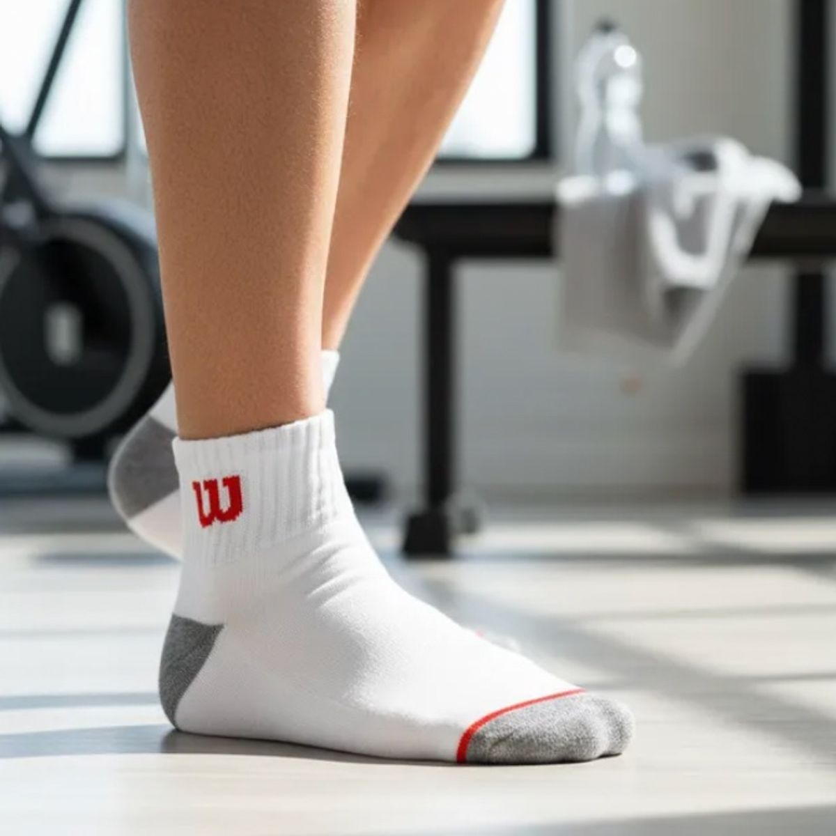 WILSON - Calcetines Wilson 15 Pack Hombre Quarter Reforzados Blanco Talla 35 a 39
