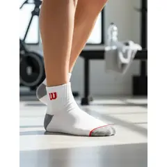 WILSON - Calcetines 15 Pack Hombre Quarter Reforzados Blanco Talla 35 a 39