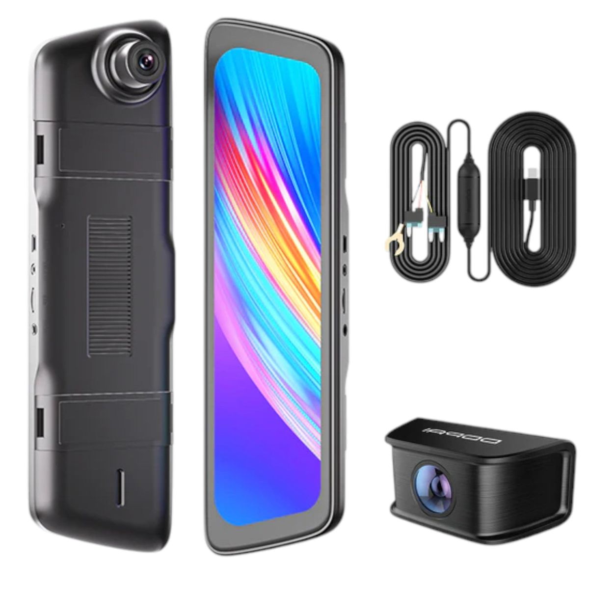 DDPAI - Camara Espejo DDPai Dash Cam E3 Frontal y Trasera