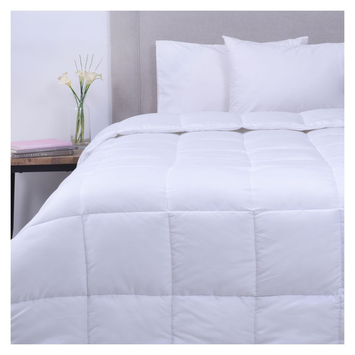 FABRICS - Plumón Microfibra Blanco Fabrics