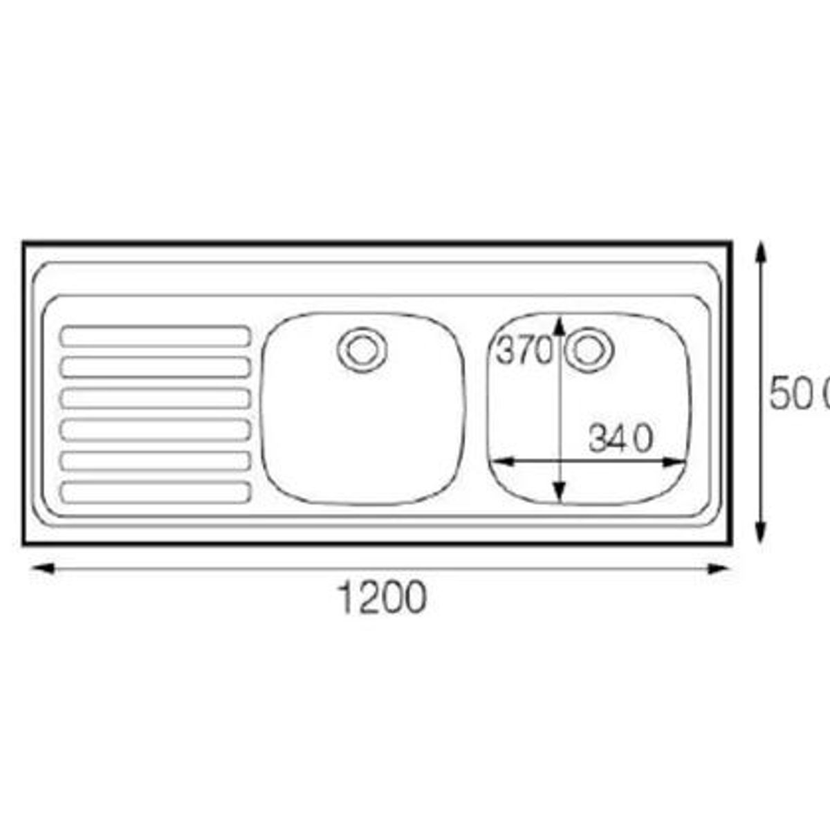 TEKA - LAVAPL TEKA 1SECIZQ Y 2DEP 12MT SOBREPMONOB