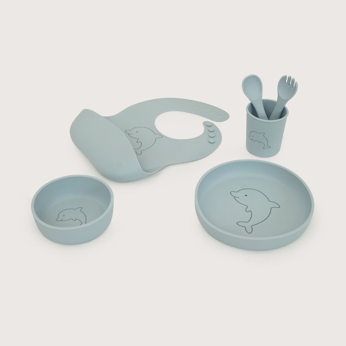 OPALINE - Set alimentación con diseño laser azul