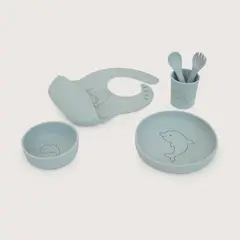 OPALINE - Set alimentación con diseño laser azul