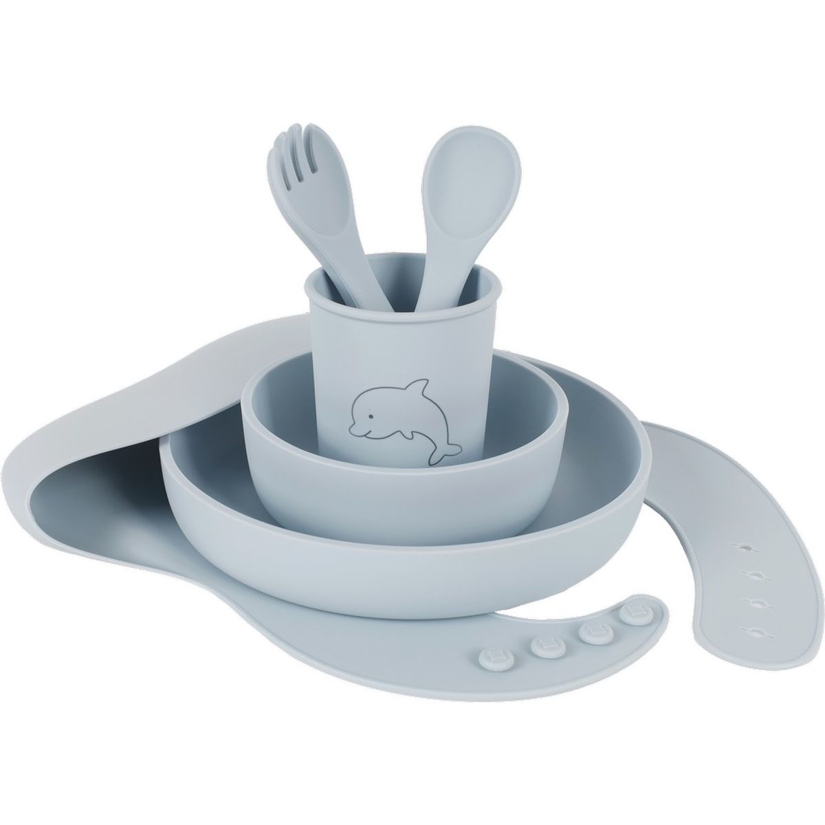 OPALINE - Set alimentación con diseño laser azul