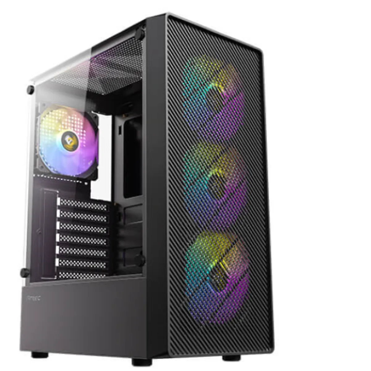 GENERICO - Gabinete - Antec AX26 RGB Elite - SFuente - ATX - Negro