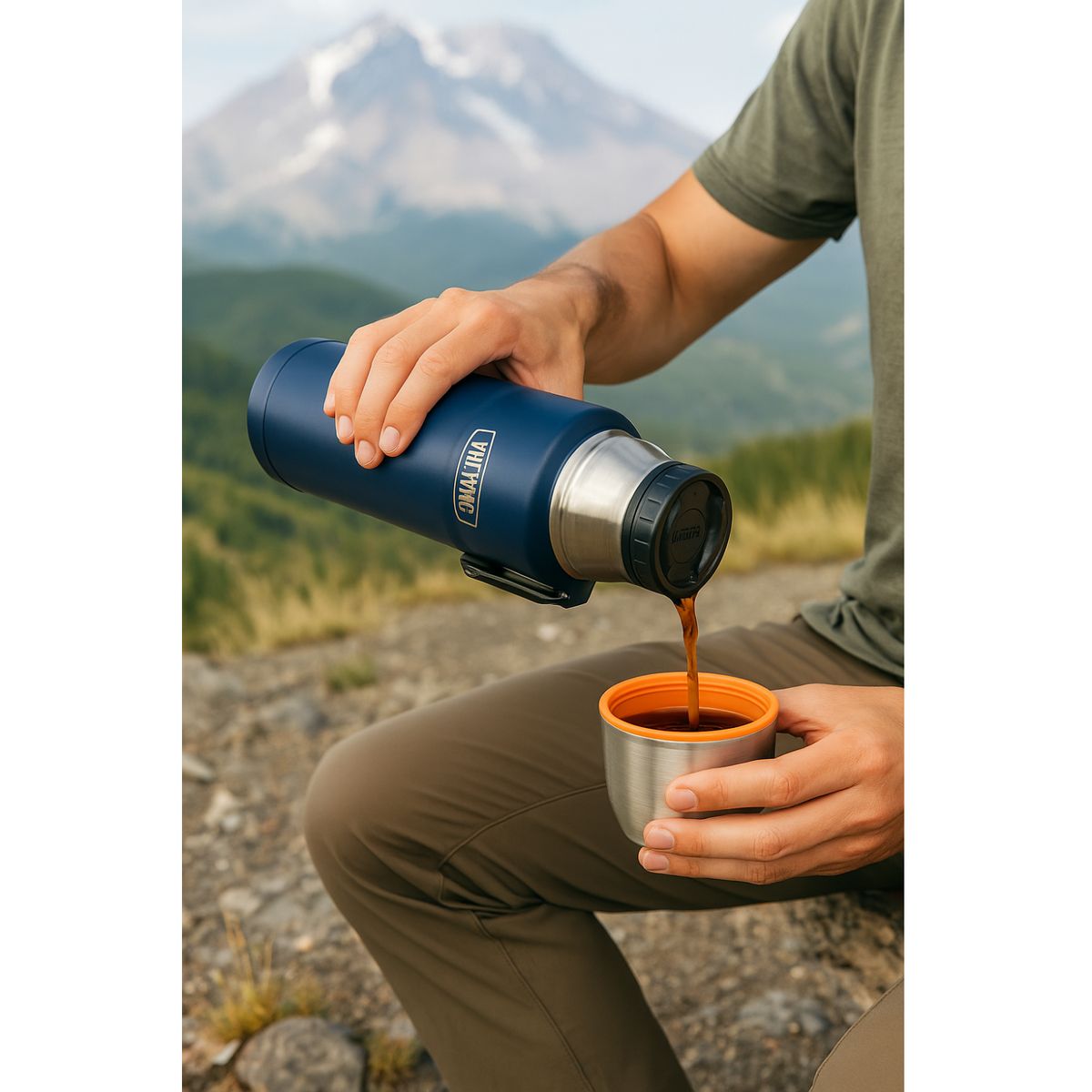 THERMOS - TERMO LIQUIDO ACERO INOX KING 2L MATT NAVY