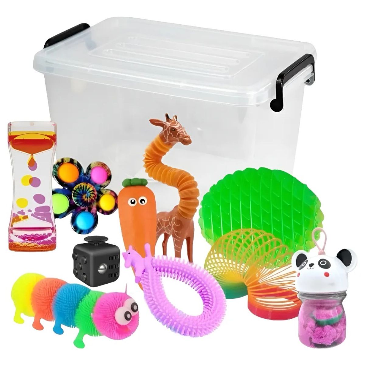 MUNDO MAGIA - Caja Juguetes Sensoriales Para Calmar Niños Autistas Tdah