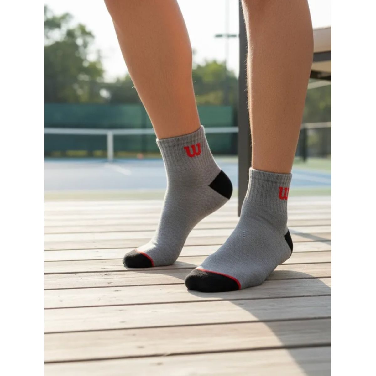 WILSON - Calcetines Wilson 20 Pack Hombre Quarter Reforzados Mix Talla 40 a 44