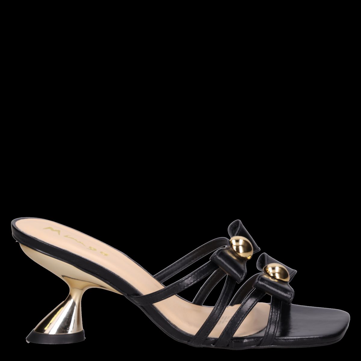 MINGO - Sandalia Mujer Fiesta Negro Mingo