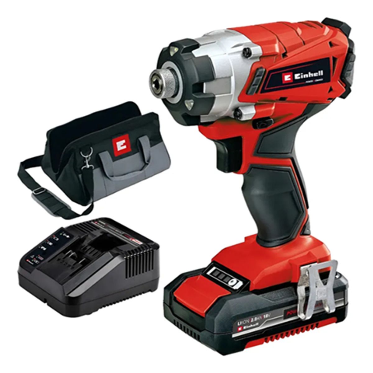 EINHELL - Atornillador Impacto Te-ci 181 Li Kit Sb 18v Einhell Rojo