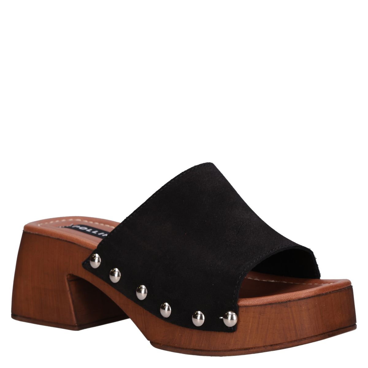 POLLINI - Sandalia Mujer Casual Negro Pollini