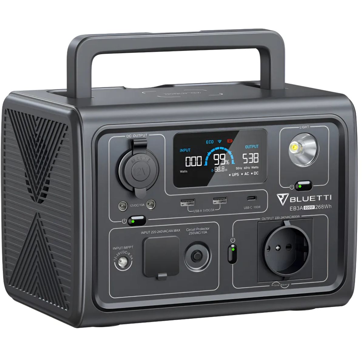 ALTERNATIVE - Estacion De Energia Portatil - Eb3a 600w Solar