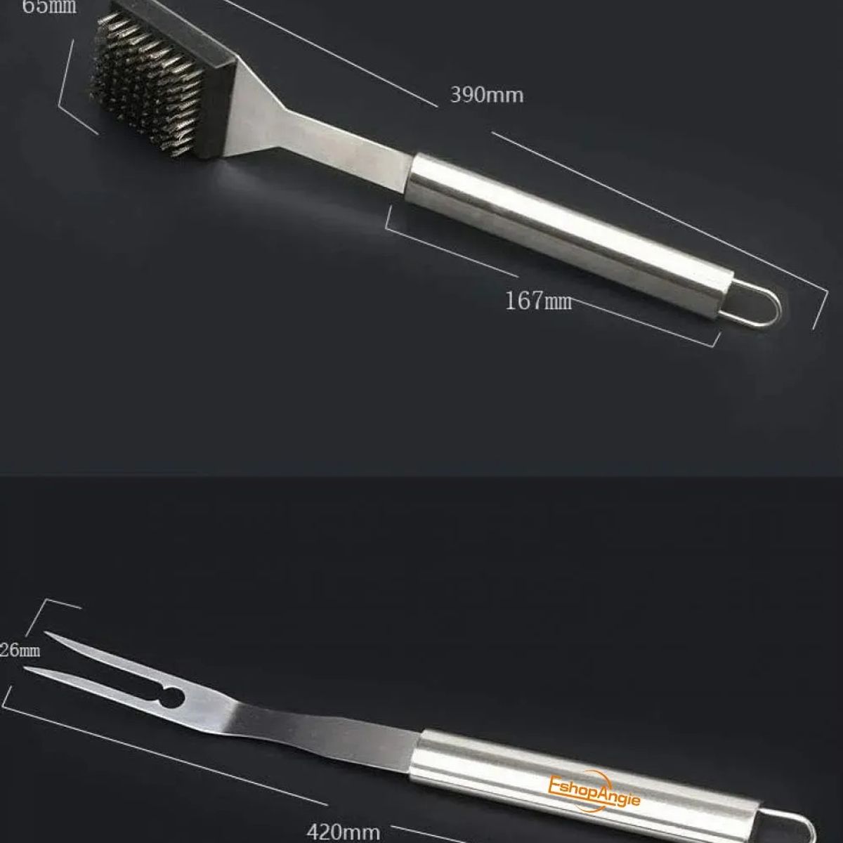 MOVI - MALETA DE LUJO CON SET PARRILLERO DE 18 PIEZAS ACERO INOX