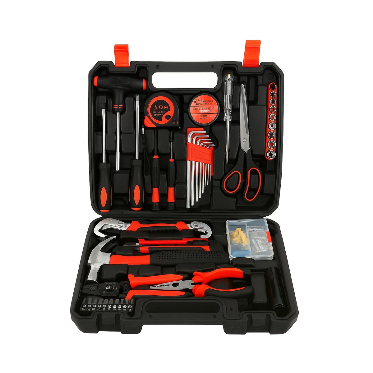 GENERICO - Set De Herramientas Manuales Maletin Negro