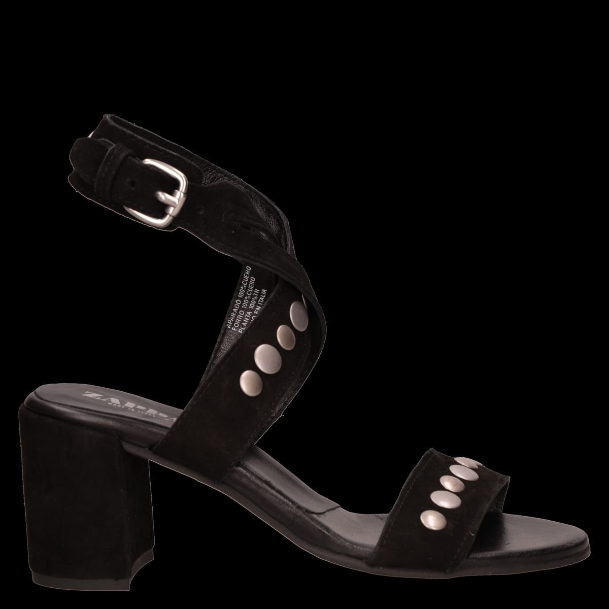 ZAPPA - Sandalia Mujer Casual Negro Zappa