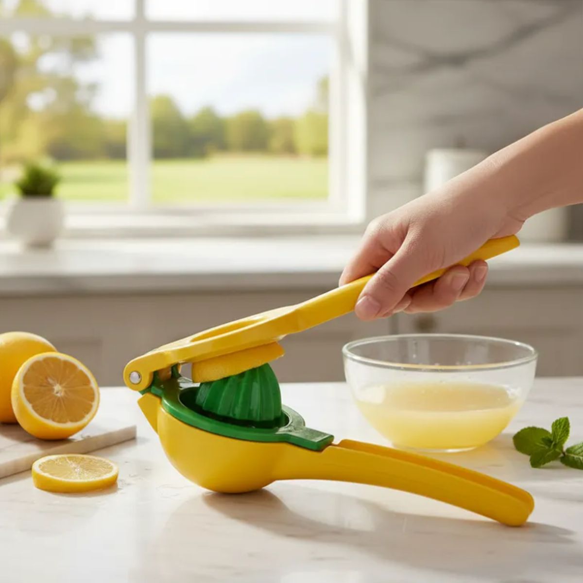 GENERICO - Exprimidor Manual De Limón Prensa Para Cítricos Doble Mango.