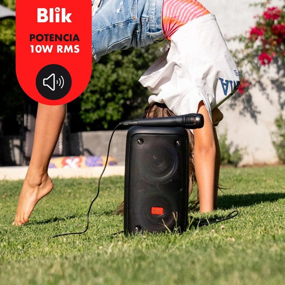 BLIK - PARLANTE BT KARAOKE BLIK VOICE 3 CMICROF