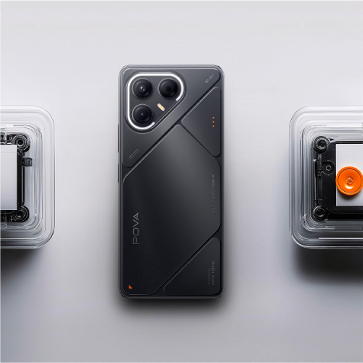 TECNO MOBILE - Celular Tecno Pova 7 5G 256GB + 8GB Geek Black