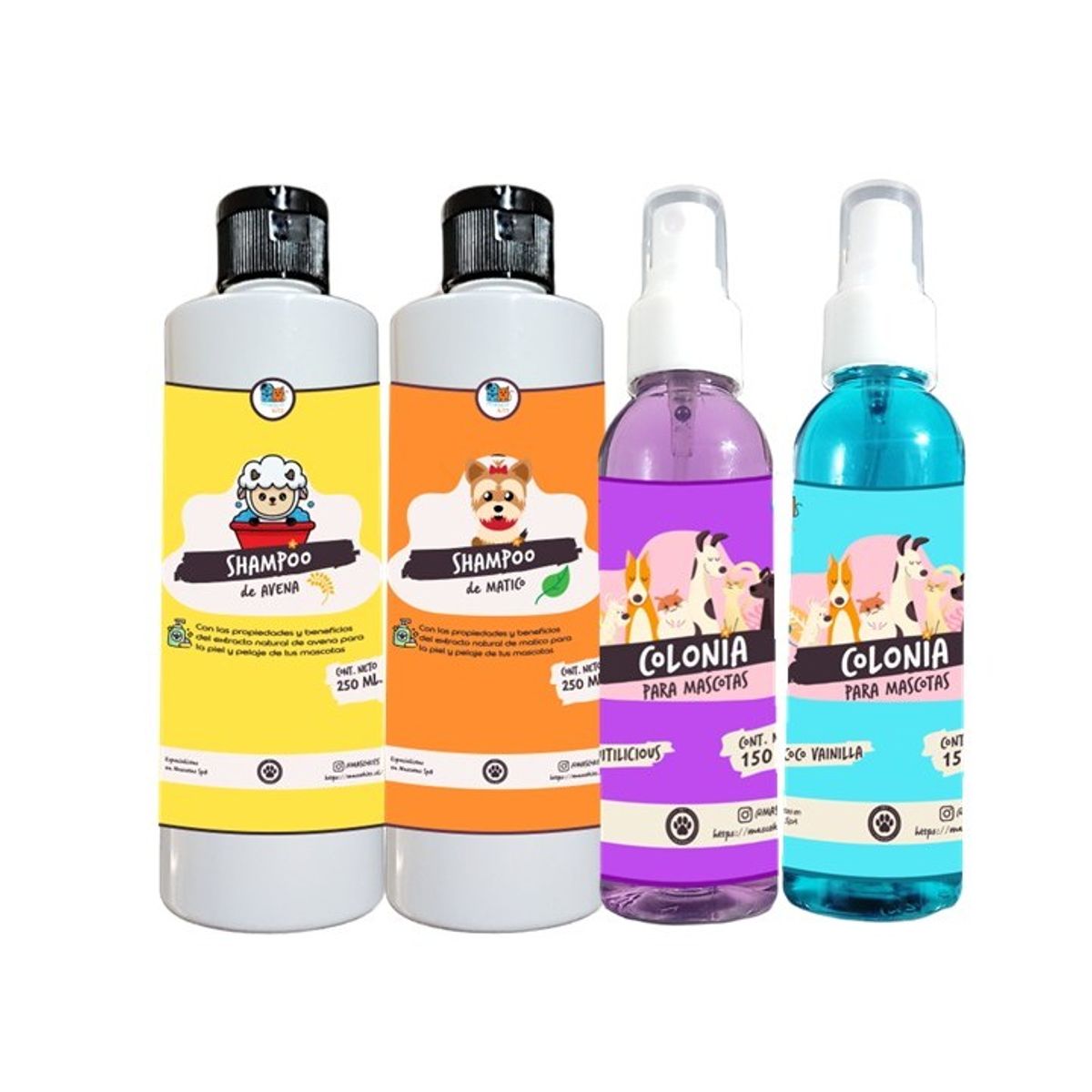 MASCOKITS - Colonia Para Perro  Perrito Sin Alcohol 150ml  Shampoo
