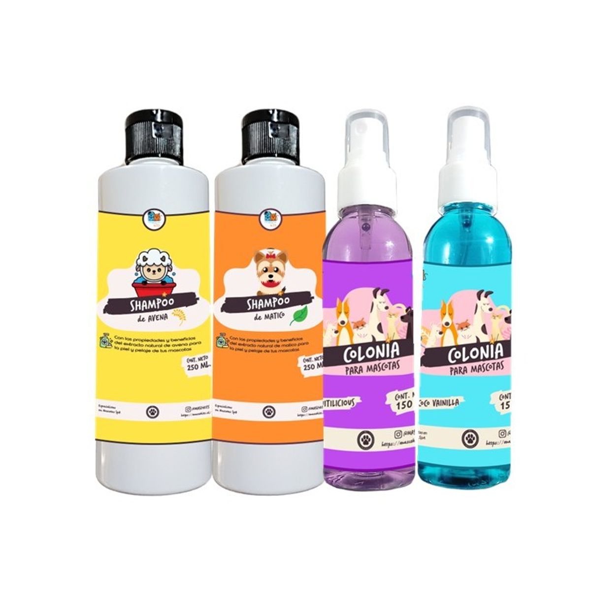 MASCOKITS - Colonia Para Perro  Perrito Sin Alcohol 150ml  Shampoo