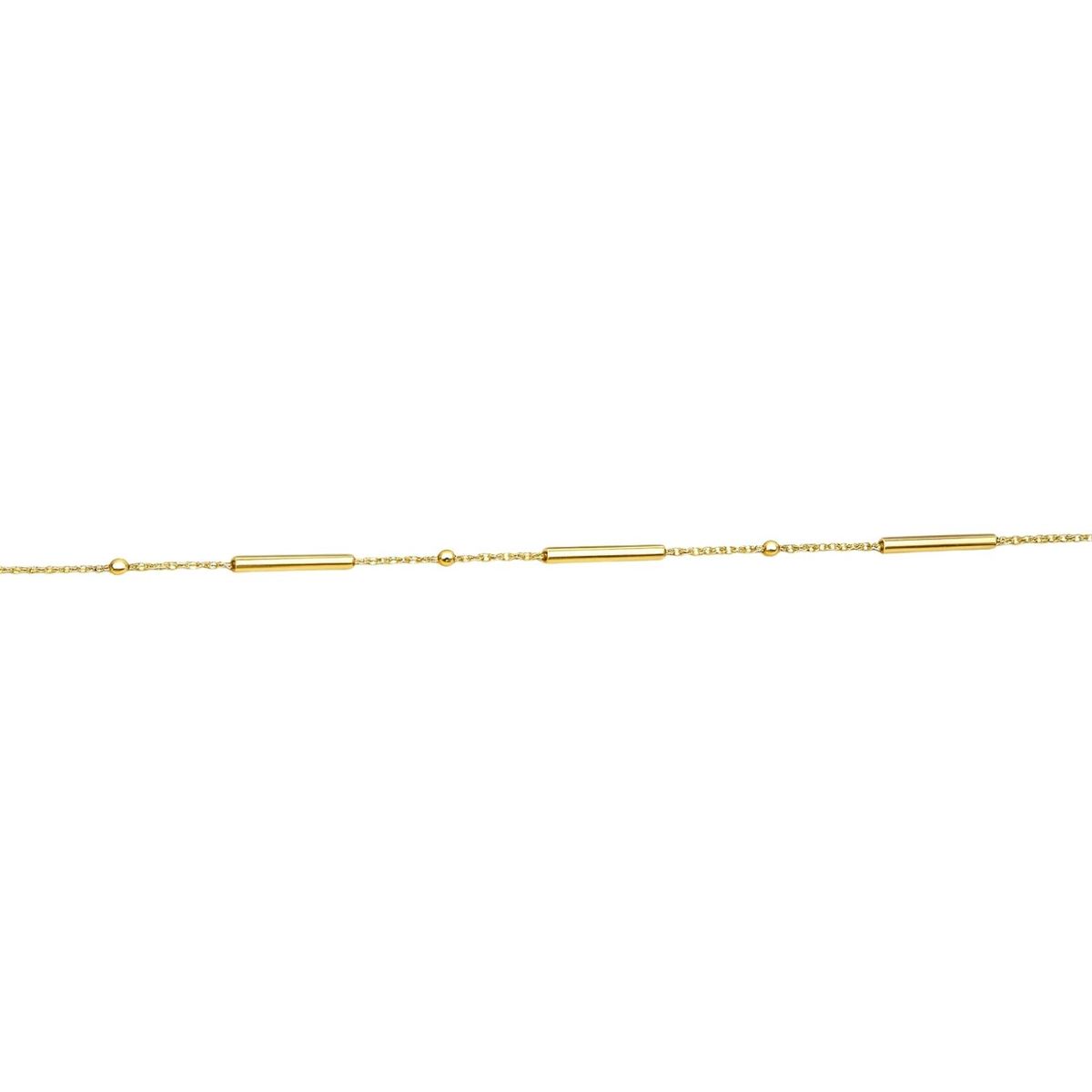 JB JOYAS BARON - Pulsera Oro Amarillo 18kt Barras-Puntos