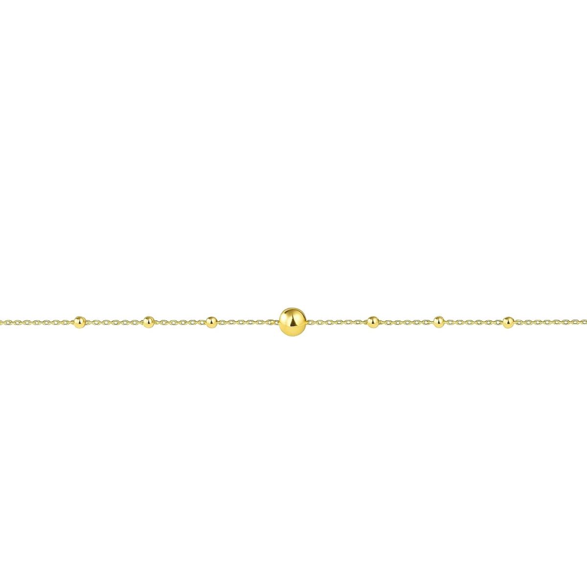 JB JOYAS BARON - Pulsera Oro Amarillo 18kt Bolitas