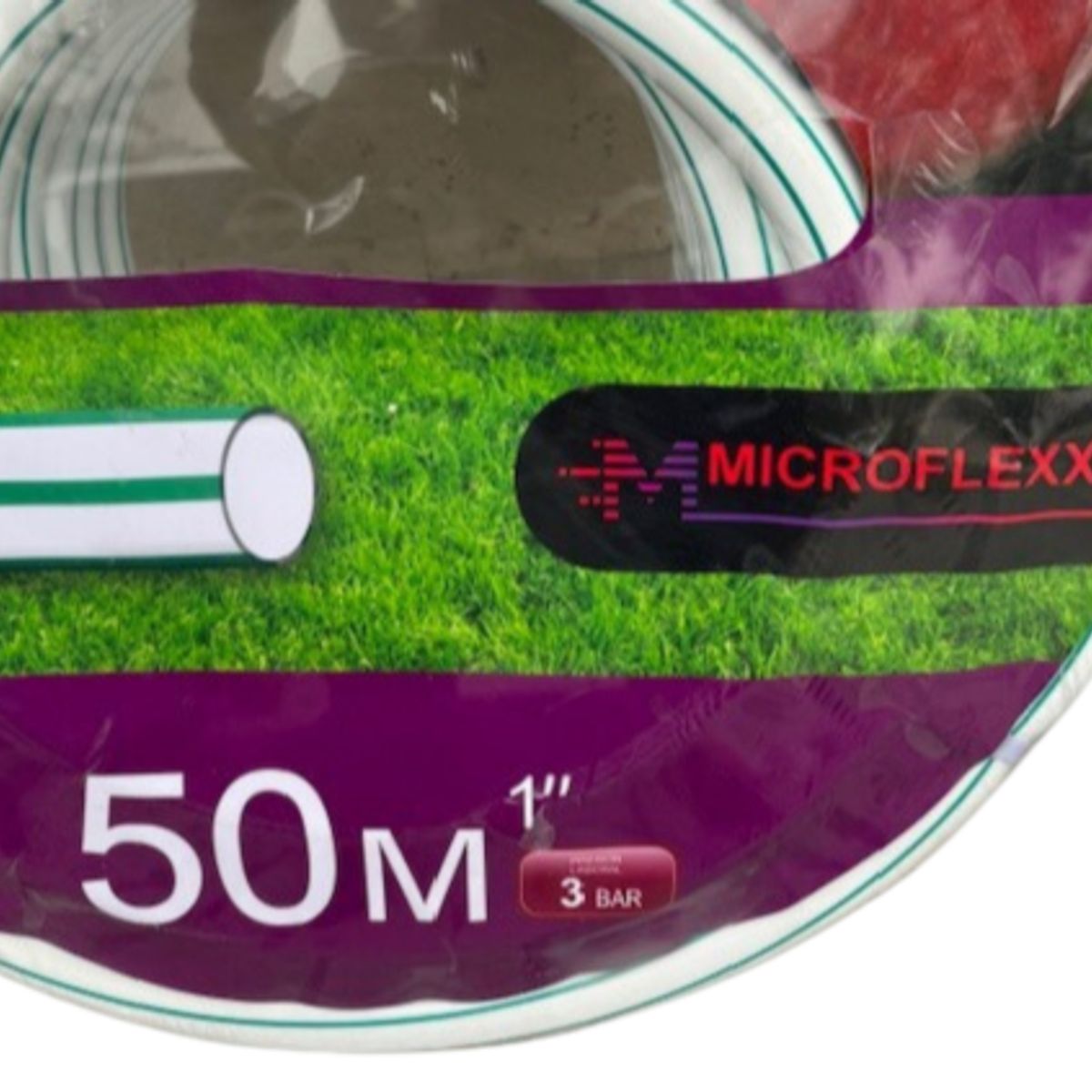 MICROFLEXXI - Manguera Riego PVC Bicolor 1 Pulgada X 50 Mts MicrofleXXI