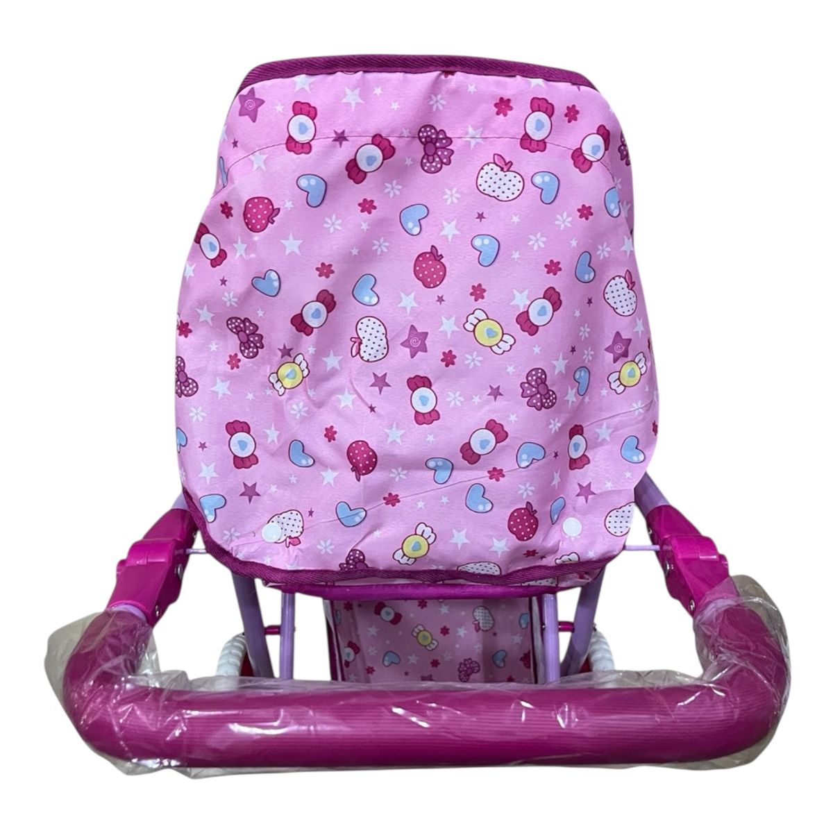 GENERICO - COCHE DE MUÑECA PLEGABLE GRANDE XL 80 CMS DOLL STROLLER CARAMELO
