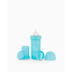 TWISTSHAKE - Mamadera Anti-Cólico 260ml Azul Pastel