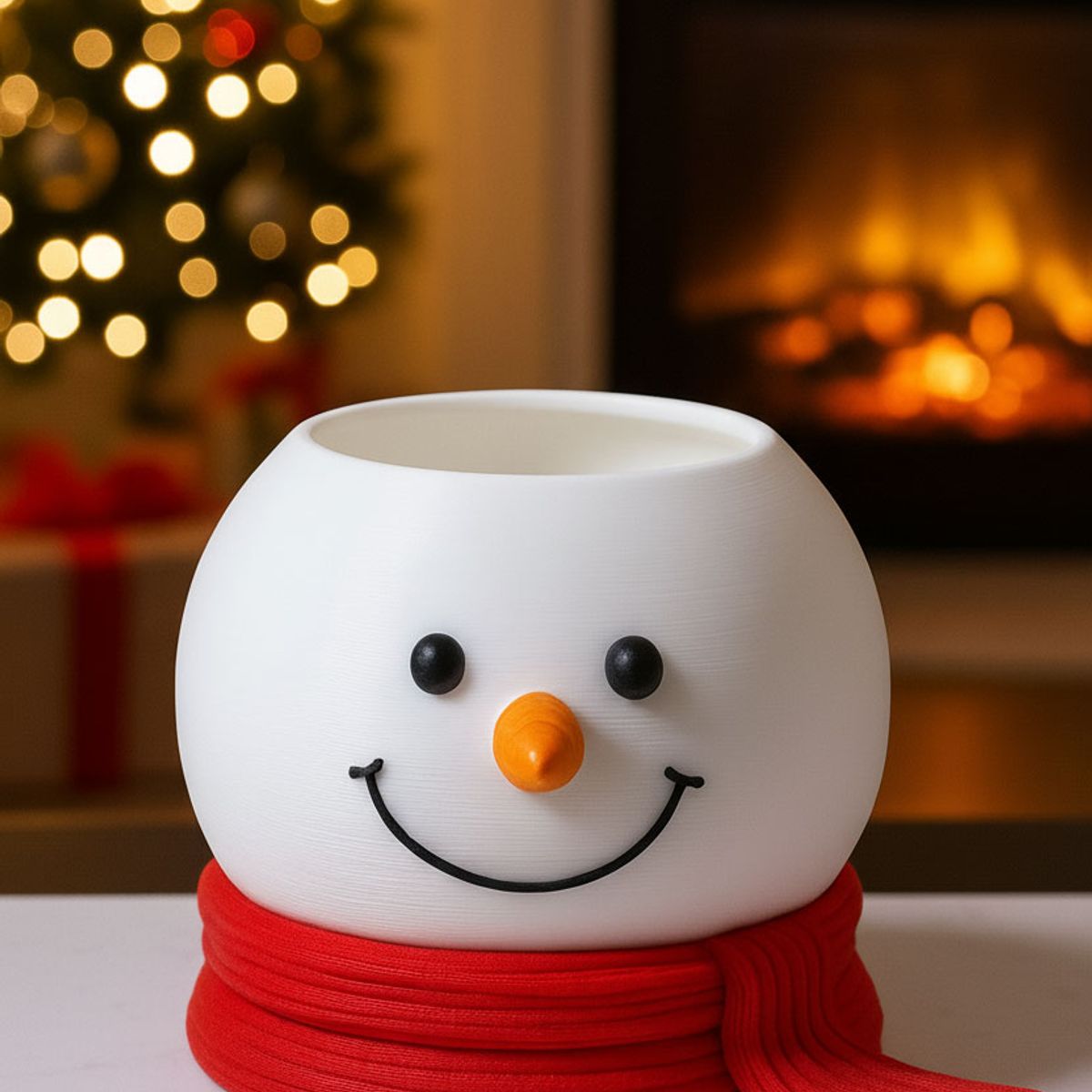 GENERICO - Bowl de Cocina Navidad - Muñeco de Nieve