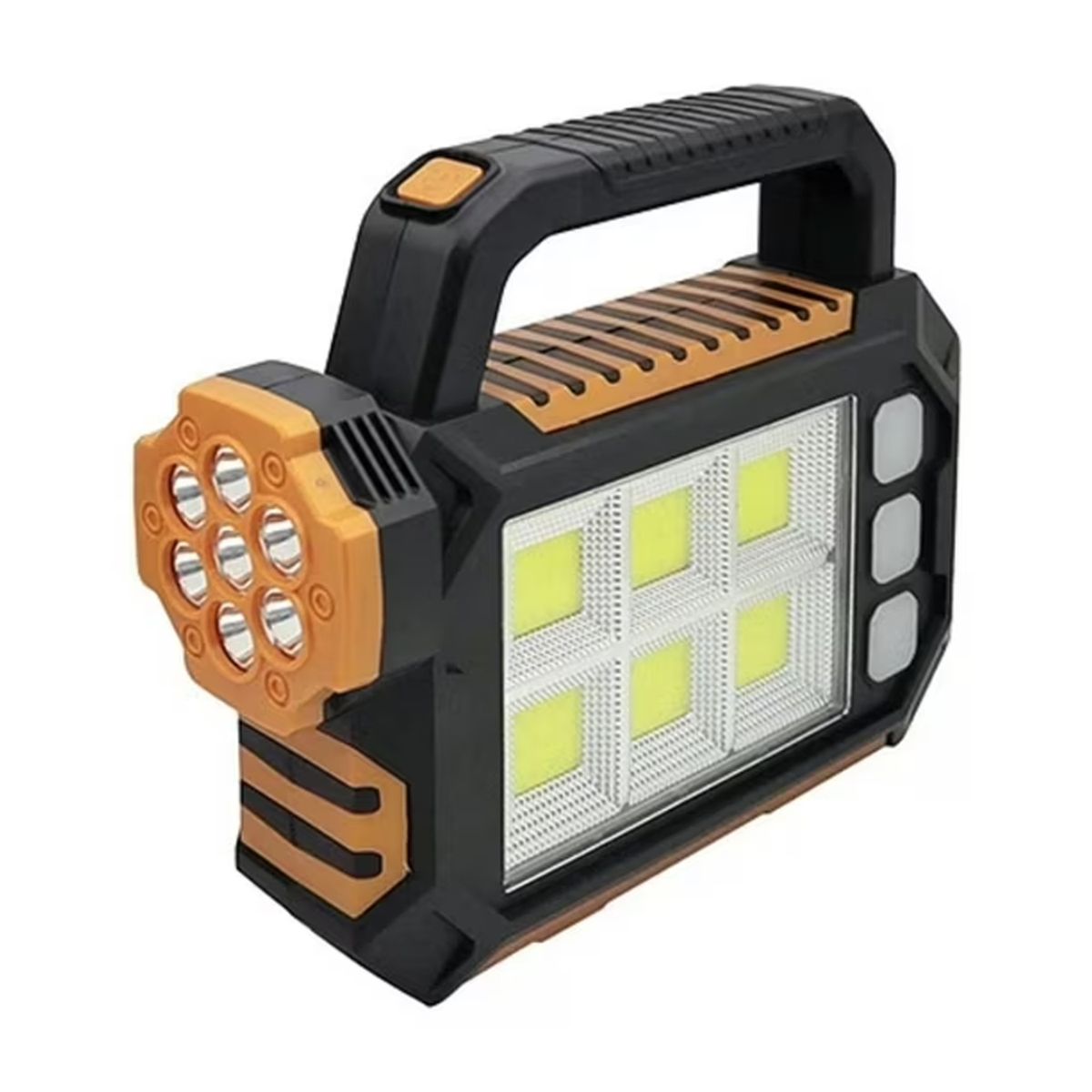 IRM - Linterna LED Solar Portátil para Camping con Power Bank Alta Potencia