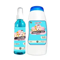 MASCOKITS - Kit Para Gato Shampoo Seco Colonia Coco-Coco
