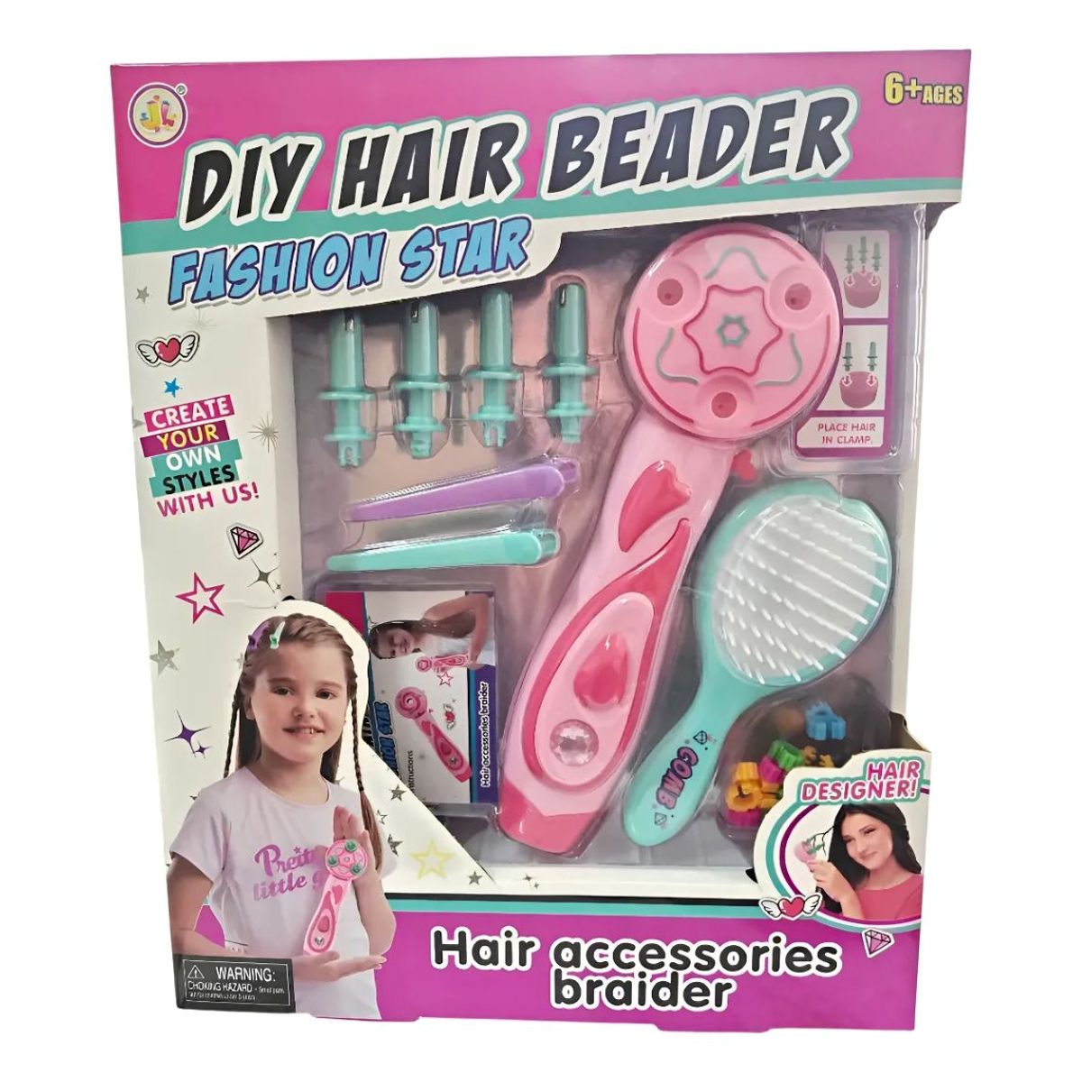 GENERICO - Trenzador De Cabello Para Niñas Fashion Star