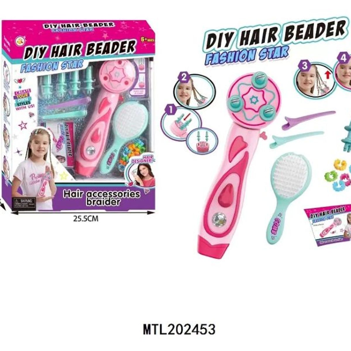 GENERICO - Trenzador De Cabello Para Niñas Fashion Star