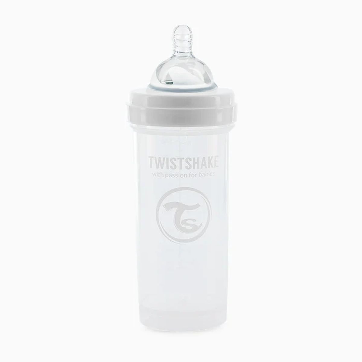 TWISTSHAKE - Mamadera Twistshake Anti-Cólico 260ml Blanco