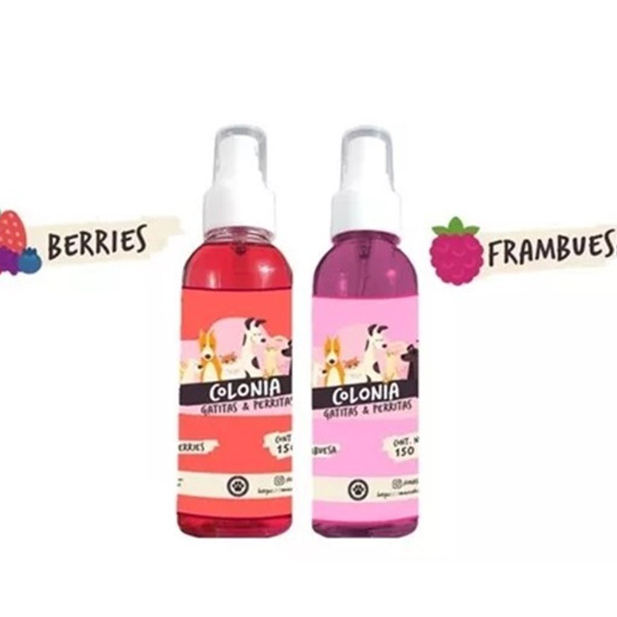 MASCOKITS - Colonia Perro Gato  Perrita Gatita Sin Alcohol 150ml