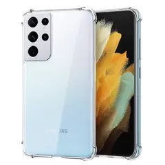 GENERICO - CARCASA TRANSPARENTE ANTIGOLPE REFORZADA PARA SAMSUNG S21 ULTRA