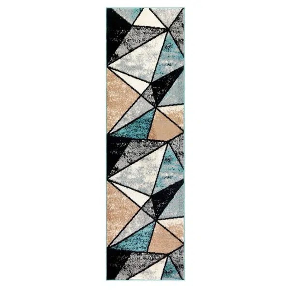 MROTTO - Alfombra de Pasillo Azul 70 x 230 cm  Moderna