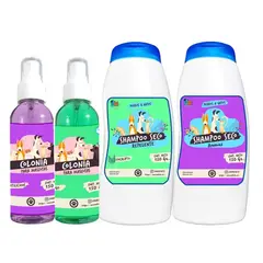 GENERICO - Kit Para Perros Shampoo Y Colonia