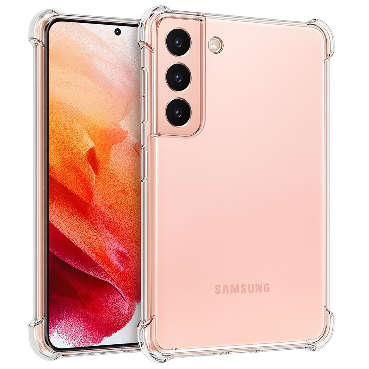 GENERICO - CARCASA TRANSPARENTE ANTIGOLPE REFORZADA PARA SAMSUNG S21 FE