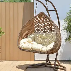 GENERICO - Sillón Colgante Modelo Uganda Talla XXL color Cafe