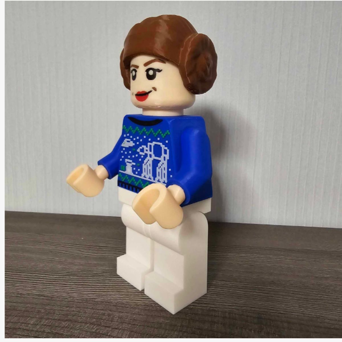 GENERICO - Princesa Leia Edición Navidad - Figura navideña