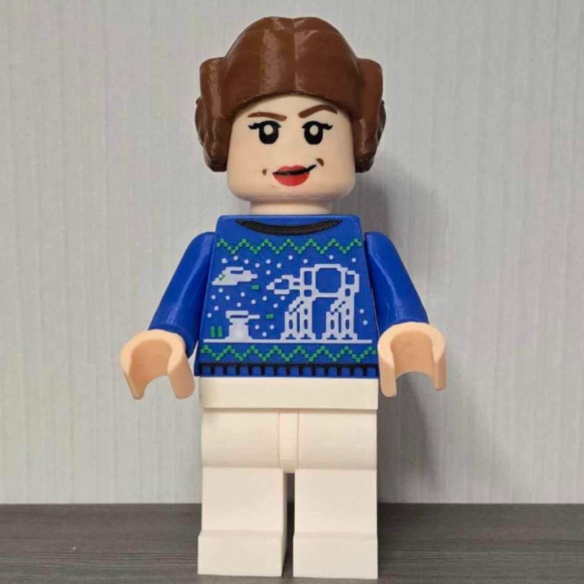 GENERICO - Princesa Leia Edición Navidad - Figura navideña