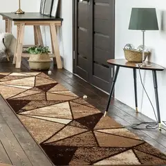 MROTTO - Alfombra de Pasillo 4 metros Cafe Moderna