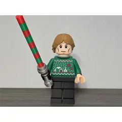GENERICO - Luke Skywalker Edición de Navidad - Figura navideña