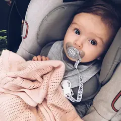 TWISTSHAKE - Clip para chupetes Blanco