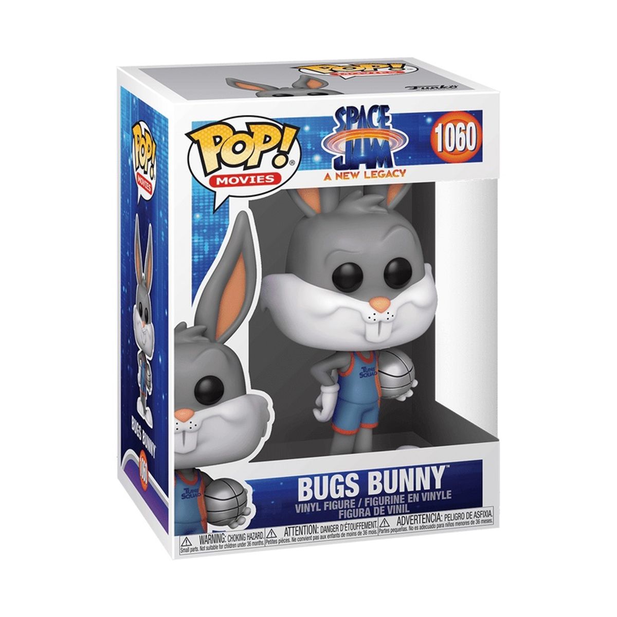 FUNKO - Funko Pop Looney Tunes Space Jam – Bugs Bunny 1060  + Protector