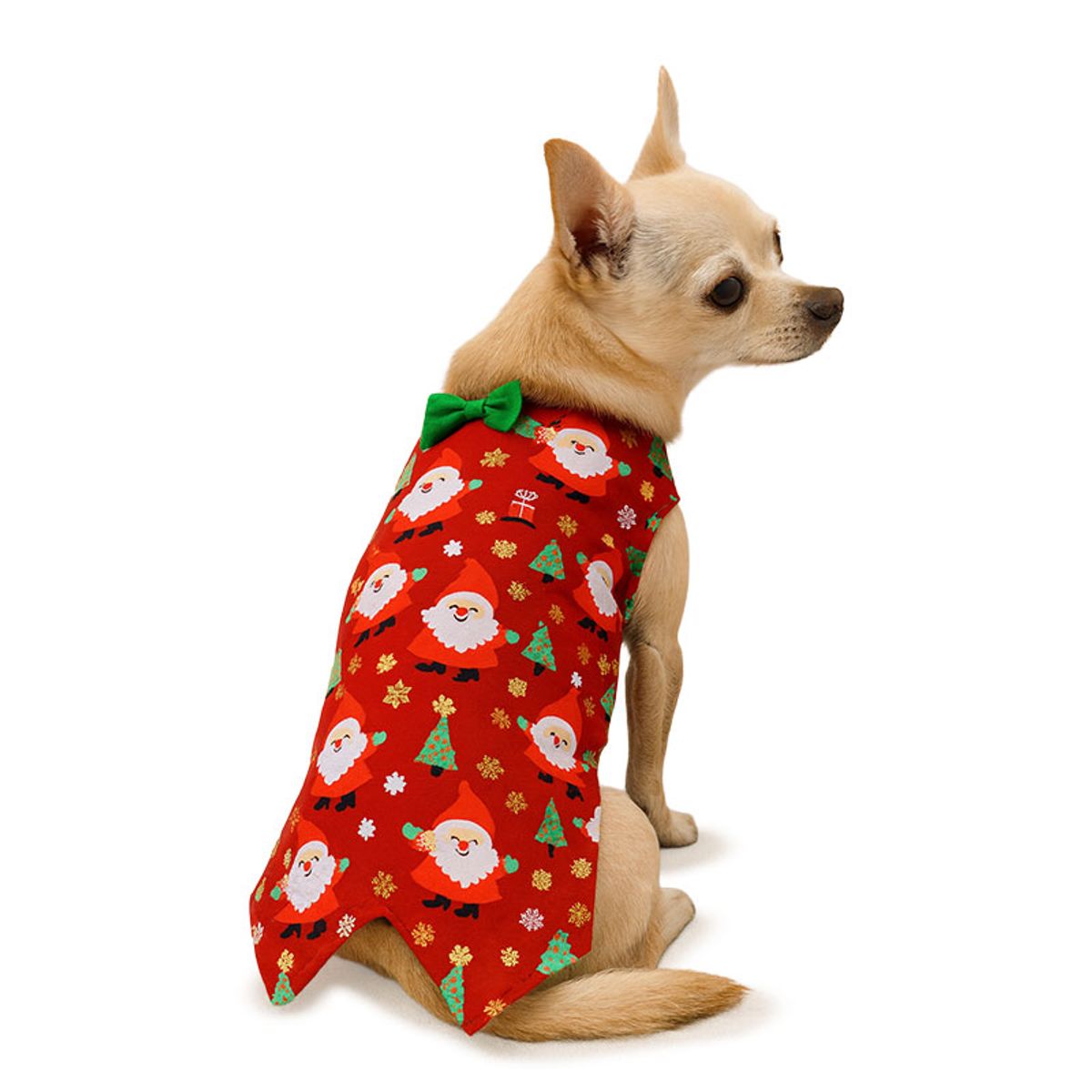 GENERICO - Disfraz Traje navideño para Perros y Gatos Duende L