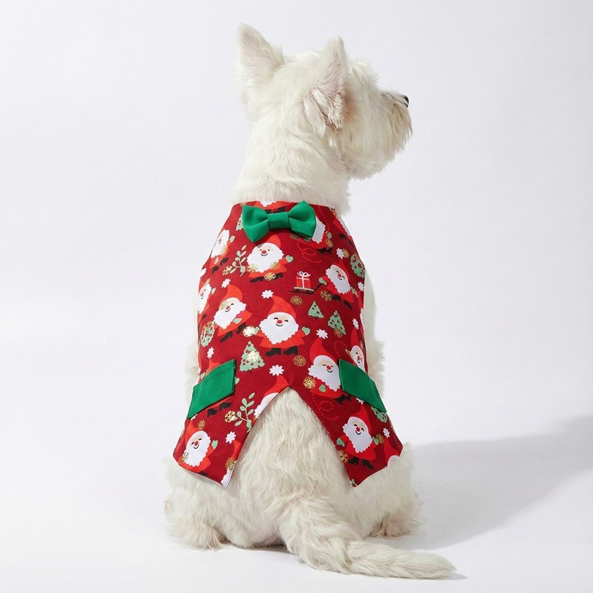 GENERICO - Disfraz Traje navideño para Perros y Gatos Duende 2XL