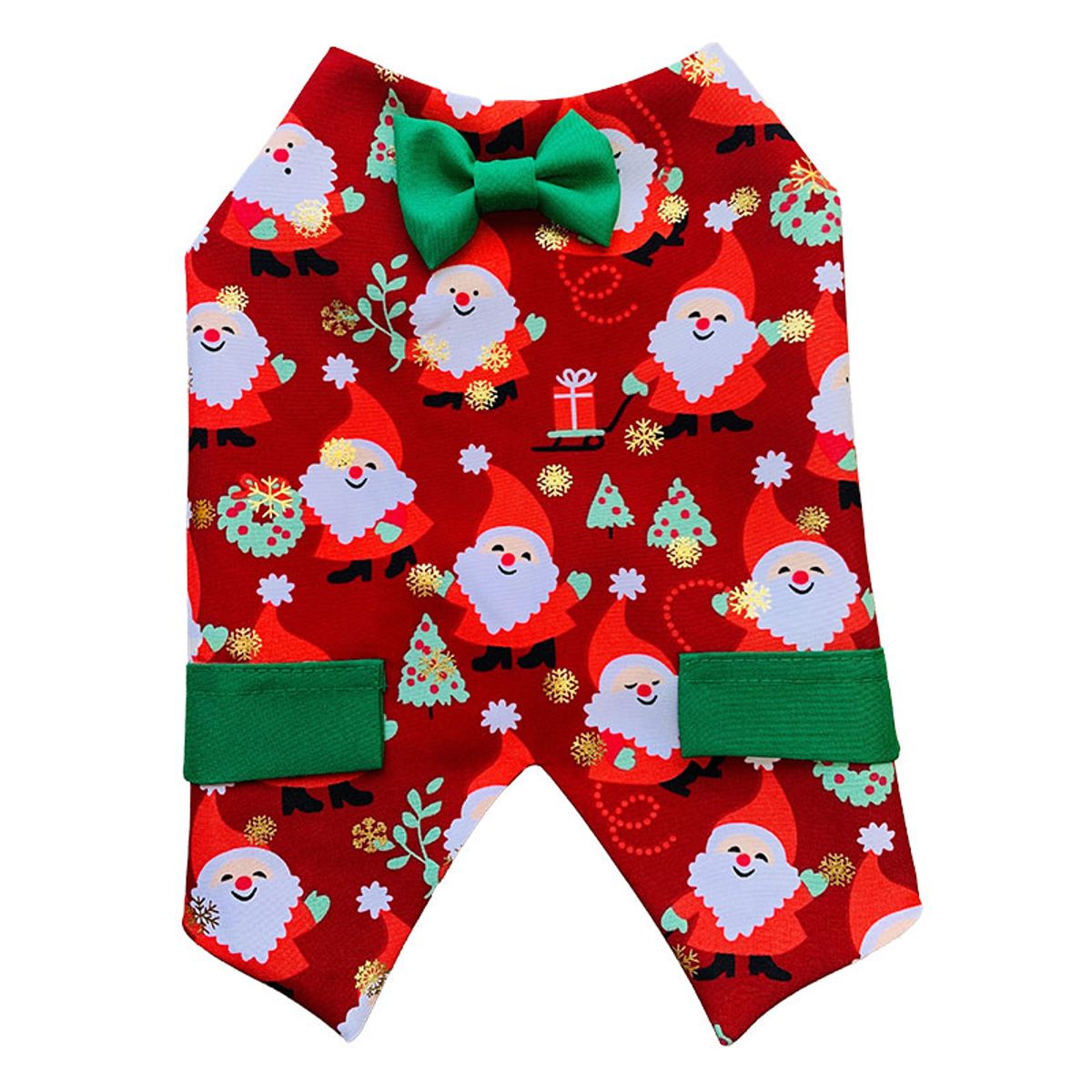 GENERICO - Disfraz Traje navideño para Perros y Gatos Duende 4XL